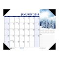 House Of Doolittle House of Doolittle HOD1476 12 Months Compact Desk Pad Calendar Earthscapes Scenic - January-December HOD1476
